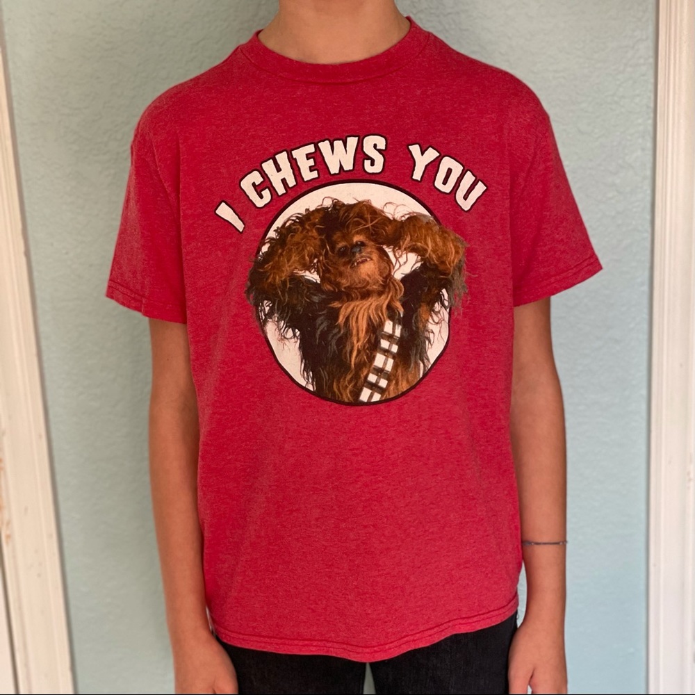 2/$10 Star Wars Chewbacca Shirt Sz S
